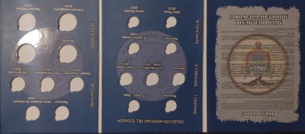 Producto - Ecuador Álbum de monedas 2000-2023 - 1