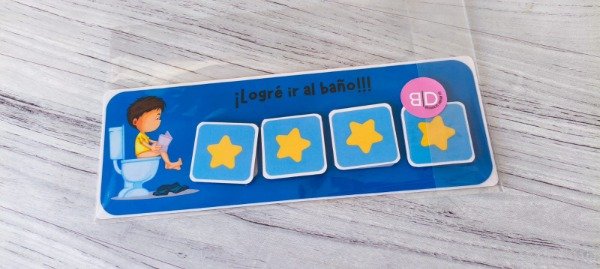 Producto - Panel logre ir al baño! niño
