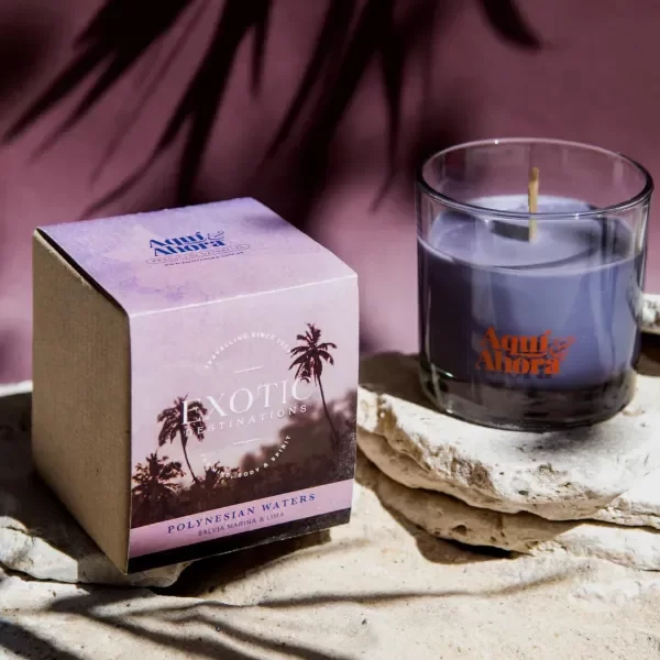 Producto - Velas de Soja Polynesian Waters - Salvia Marina Y Lima