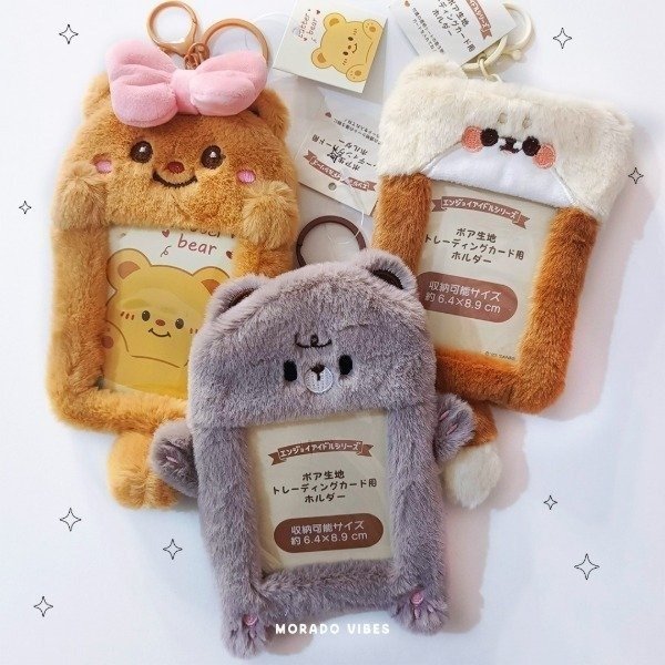 Producto - Porta foto tarjetero portasube peluche animalitos 14x10 cm