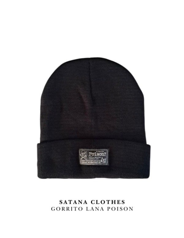 Producto - gorrito lana poison satana
