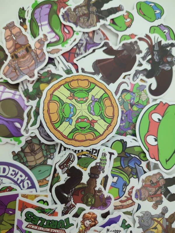 Producto - Stickers Tortugas Ninjas surtidos por 50 unidades