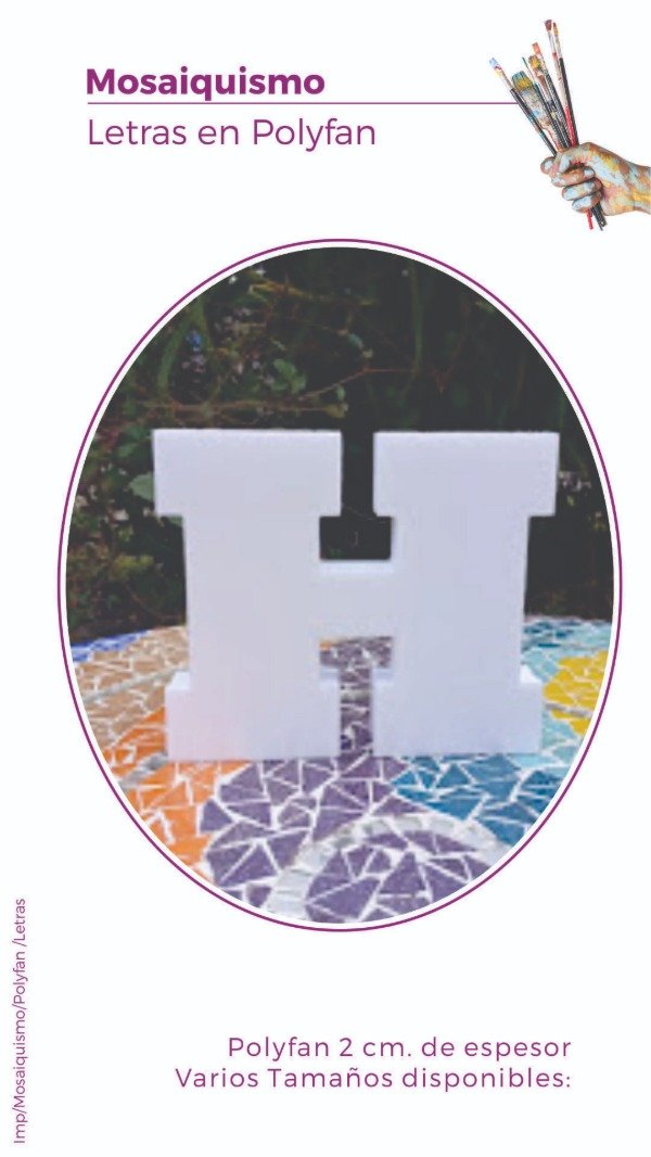 Producto - Letra H Polyfan