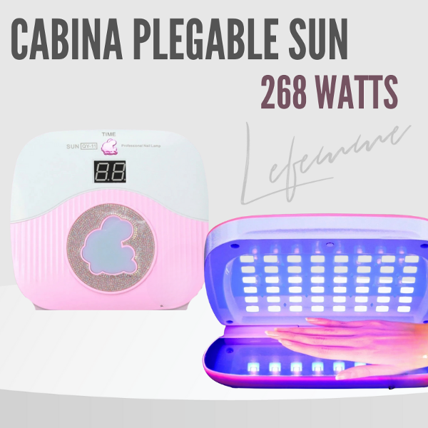 Producto - CABINA PLEGABLE PORTATIL CON CABLE 268W BASE METALICA