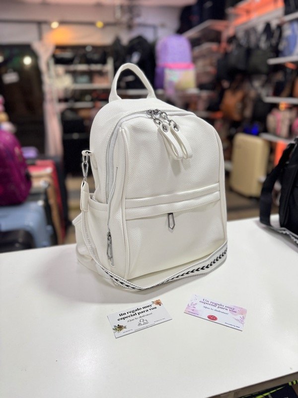 Producto - Mochila bolso Lara Blanca