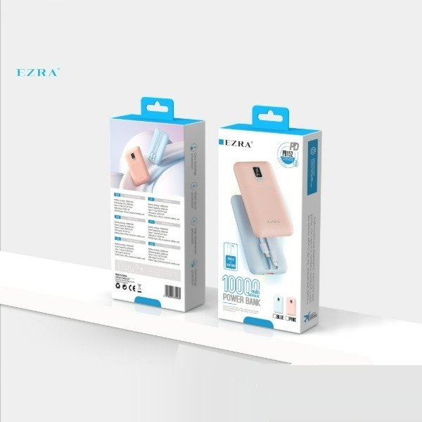 Producto - Cargador Portátil Ezra de 10000mAh Salida 1TPC - 1IOS PB152.