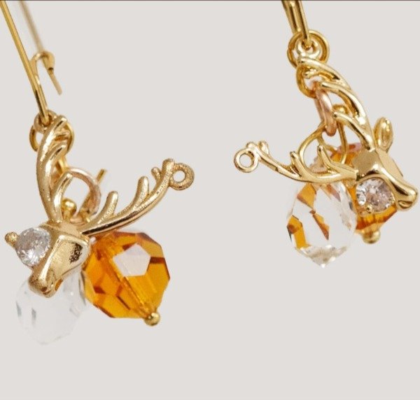 Producto - Aros colgantes laminados en oro