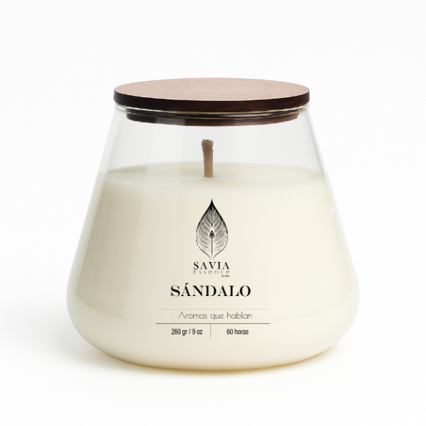 Producto - Vela Vaso Volcan Sándalo