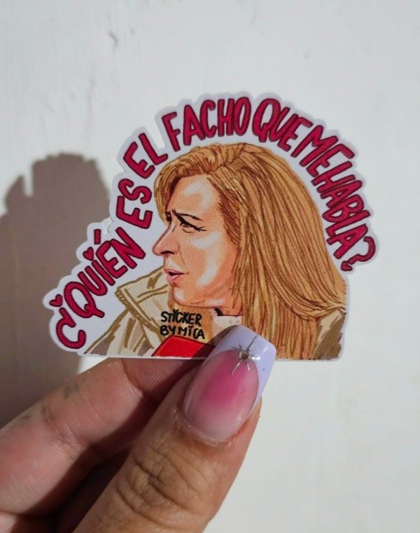 Producto - Sticker quién es el facho que me habla