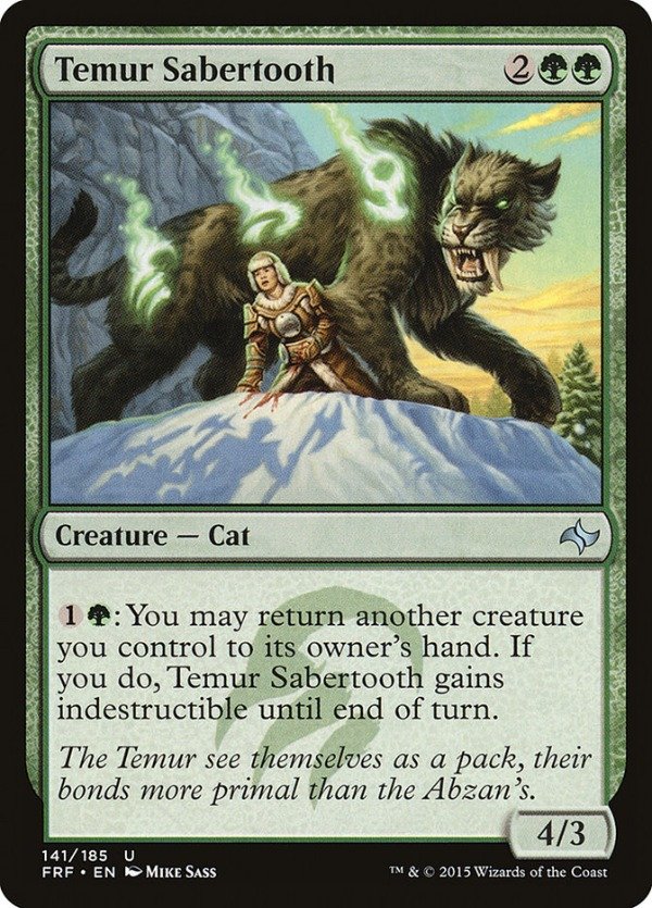Producto - Temur Sabertooth  Fate Reforged