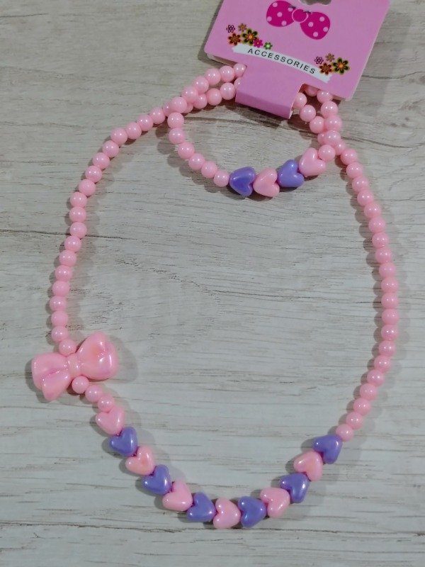 Producto - Set de pulsera y cadenita de perla 1