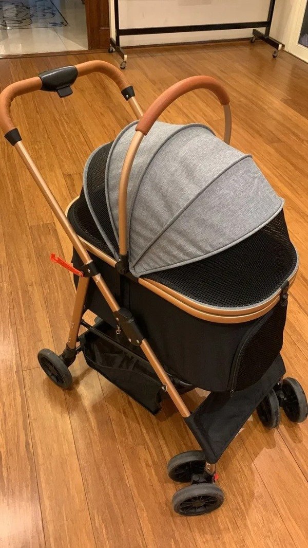 Producto - Coche Cochecito Perros Gatos Plegable Desmontable Mascotas
