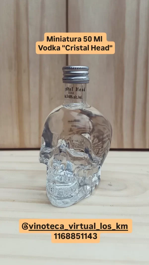 Producto - Vodka Cristal Head (miniatura 50 Ml)