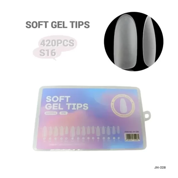 Producto - TIPS SOFT GEL OVALADO LARGO