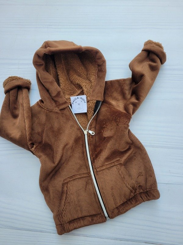 Producto - CAMPERA TEDDY CHOCO - transferencia 19.550 - 0