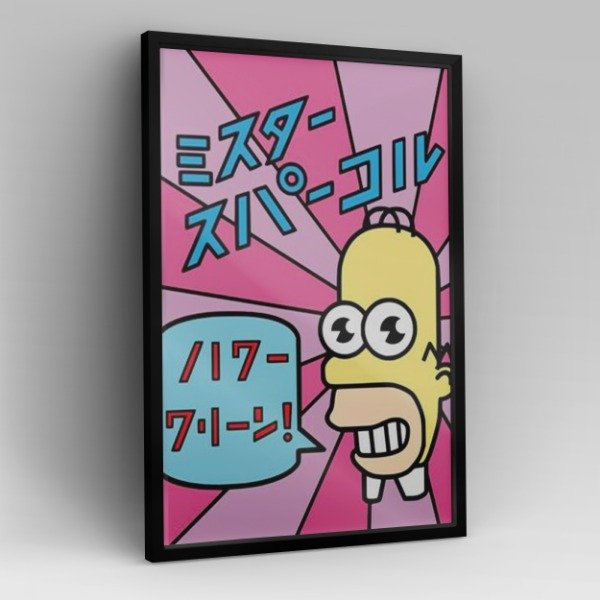 Producto - Cuadro Homero Simpsons Mr. Chispa