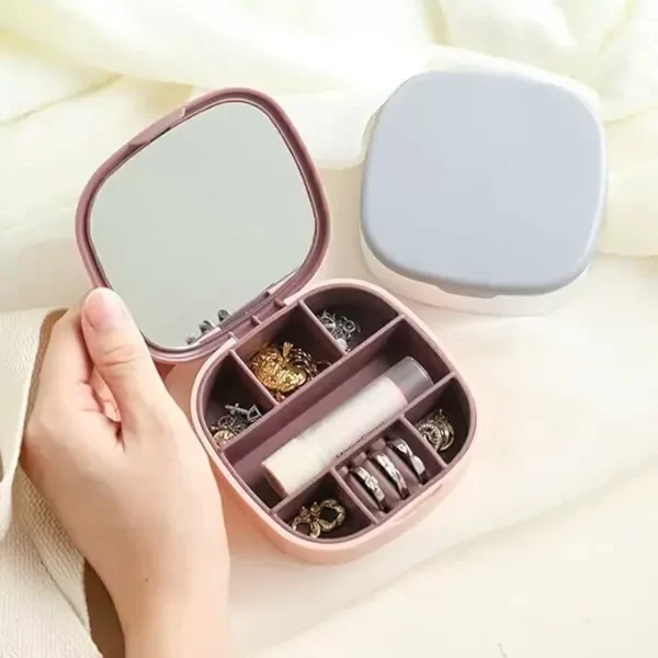 Producto - ORGANIZADOR DE JOYAS DE VIAJE CON ESPEJO