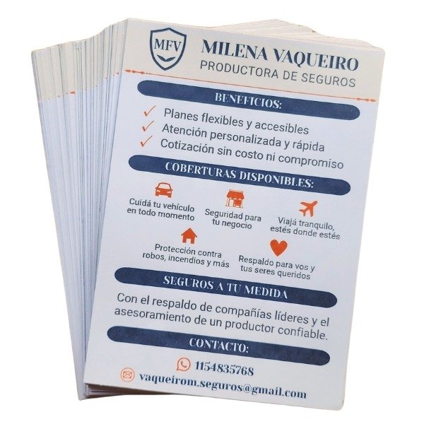 Producto - Folletos color - papel obra - 0
