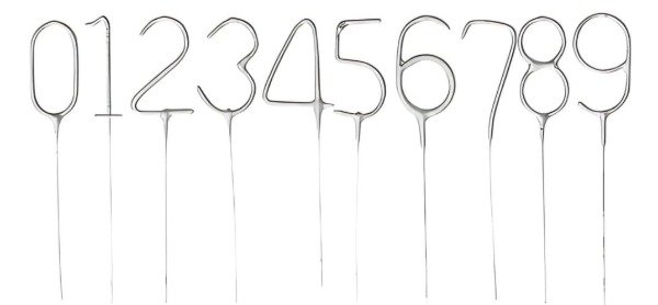 Producto - NUMERO CHISPITA- PLATEADO