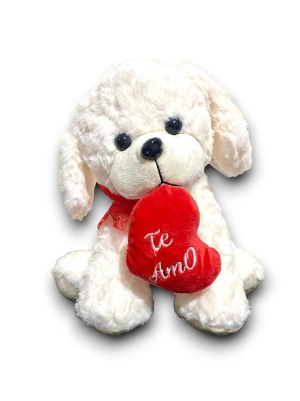Producto - Peluche Te Amo Perro Corazón