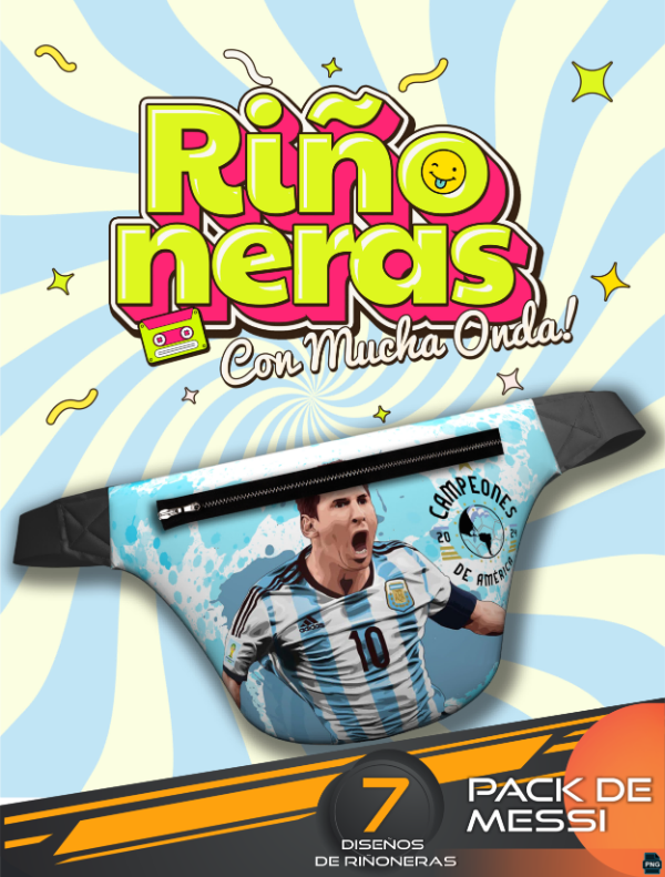 Producto - RIÑONERAS  MESSI COD 5165 - 0
