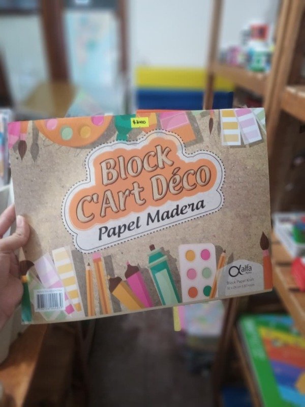 Producto - Block de dibujo N5 Gloss Madera