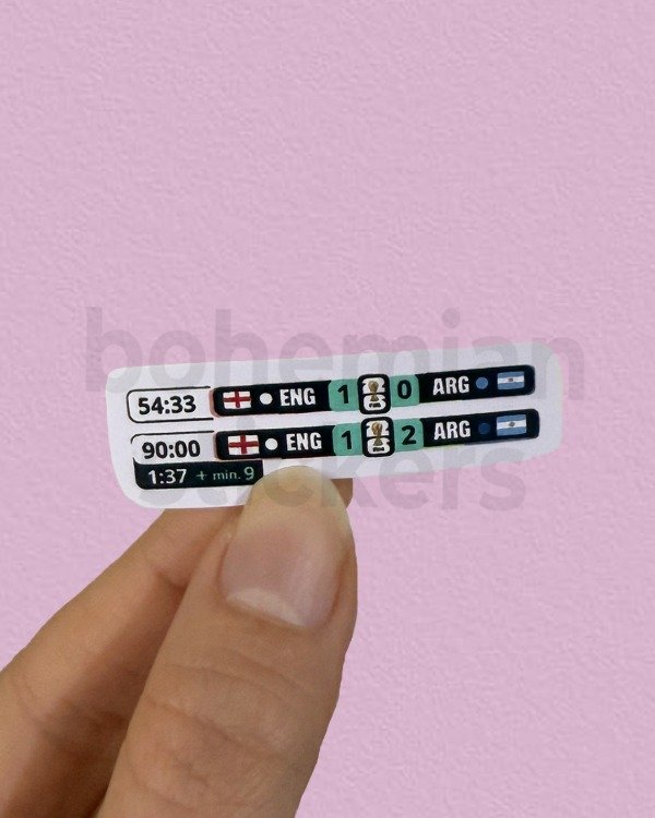 Producto - ARGENTINA 2 - INGLATERRA 1 - Sticker Individual de la Selección Argentina
