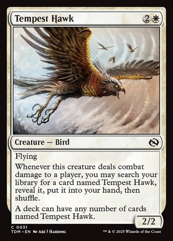 Producto - Tempest Hawk  Tarkir: Dragonstorm