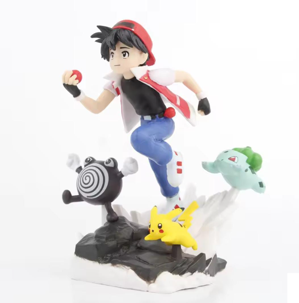 Producto - Figura Diorama Pokemon Red 20cm