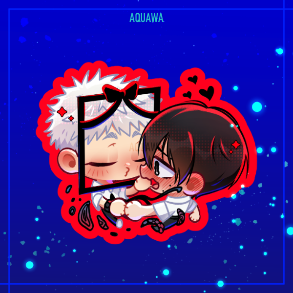 Producto - Sticker chibi Hikaru y Yoshiki