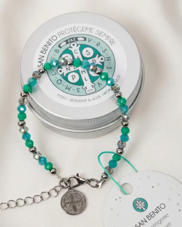Producto - Pulsera San Benito Abad (Verde Mar) - 0