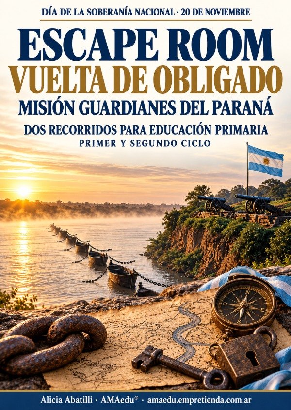 Producto - Escape Room VUELTA DE OBLIGADO - Guardianes del Paraná - 0