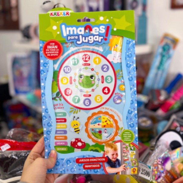 Producto - Imanes para jugar Que hora es Kreker 5995