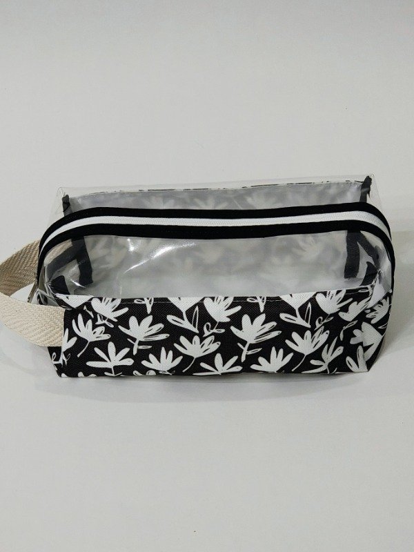 Producto - Neceser Cartu Clara - Flores Blancas