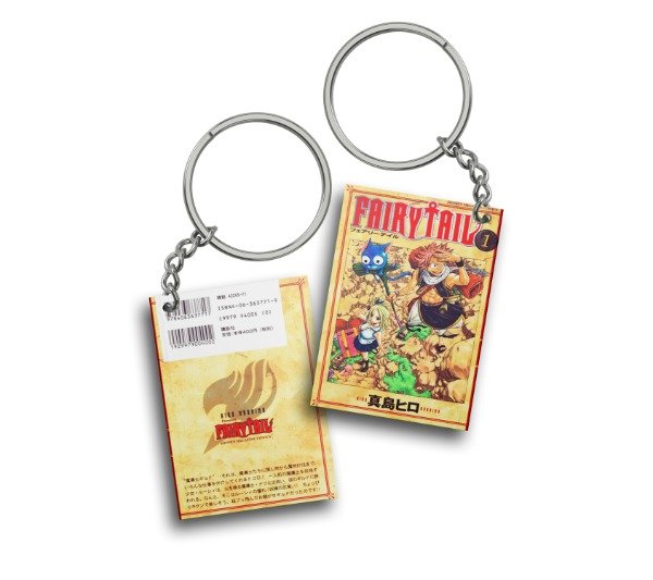 Producto - Llavero Manga Fairy Tail Tomo 1 All Blue Otorii