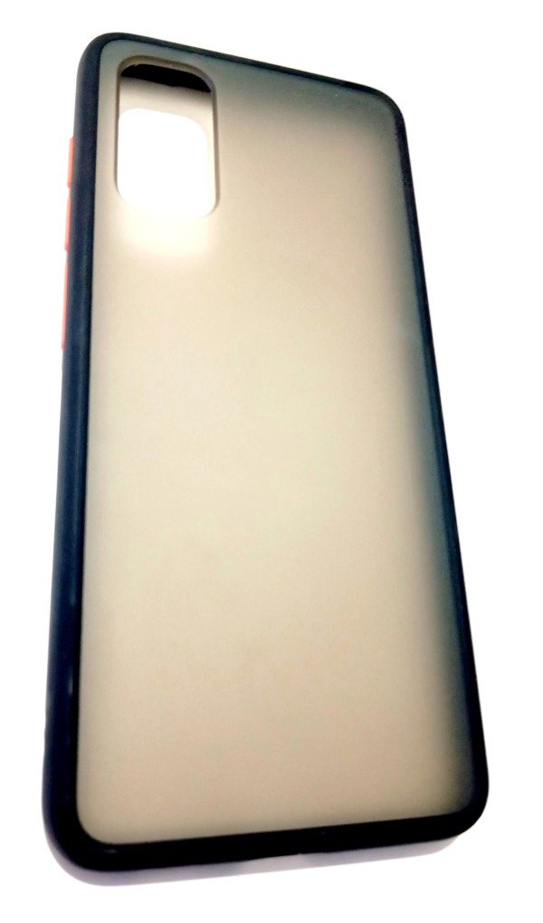 Producto - Funda Traslúcida oscuro borde Negro para Samsung S20