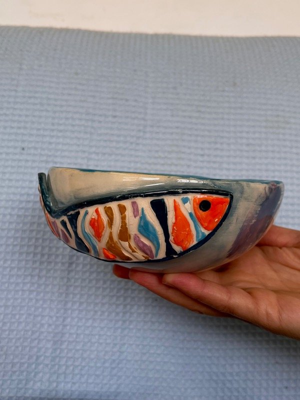Producto - Cuenco pez azul