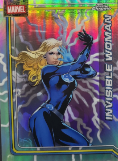Producto - 2026 Topps Chrome Marvel Comics #55 Invisible Woman Storm's Lightning Refractor - 0