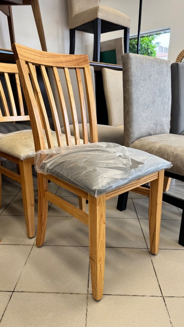 Producto - Sillas paraíso x6 cuerotex gris