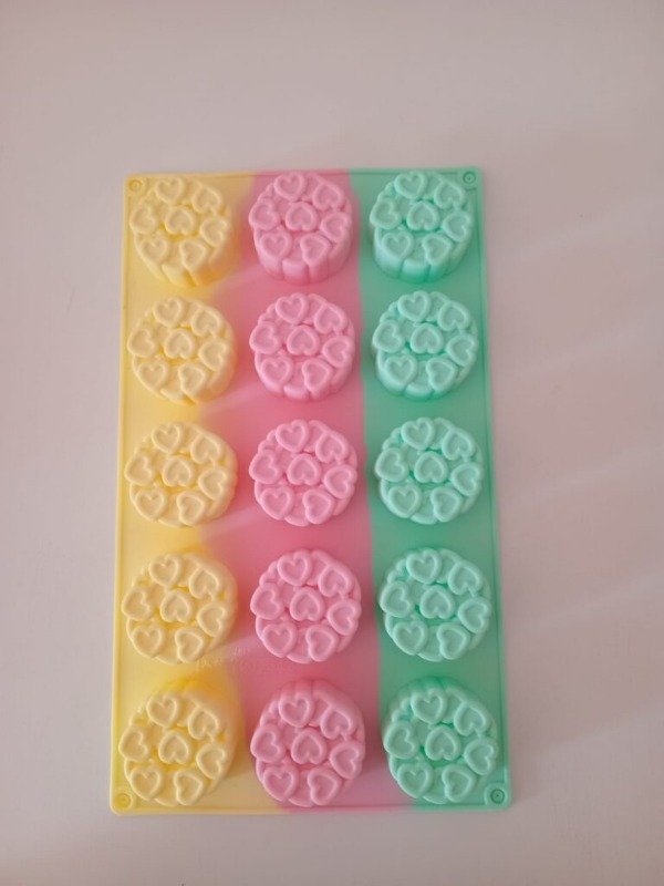 Producto - MOLDE SILICONA X15 CIRCULO DE CORAZONES