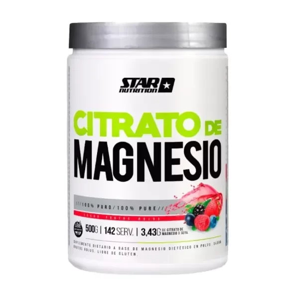 Producto - Citrato de Magnesio 500 Gr STAR NUTRITION - 0