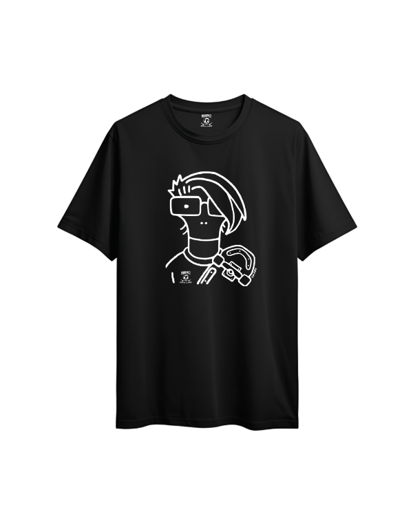 Producto - REMERA CUATRO REGIONES SKATES - MILO HAWK DESCENDENTS NEGRA