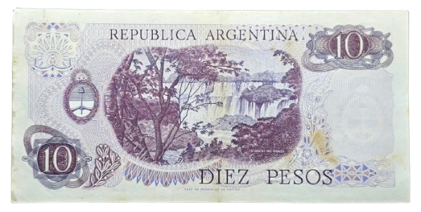Producto - 10 Pesos Ley 18.188/69 (Mancini - Gomez Morales) Bott.2348 VF - 1