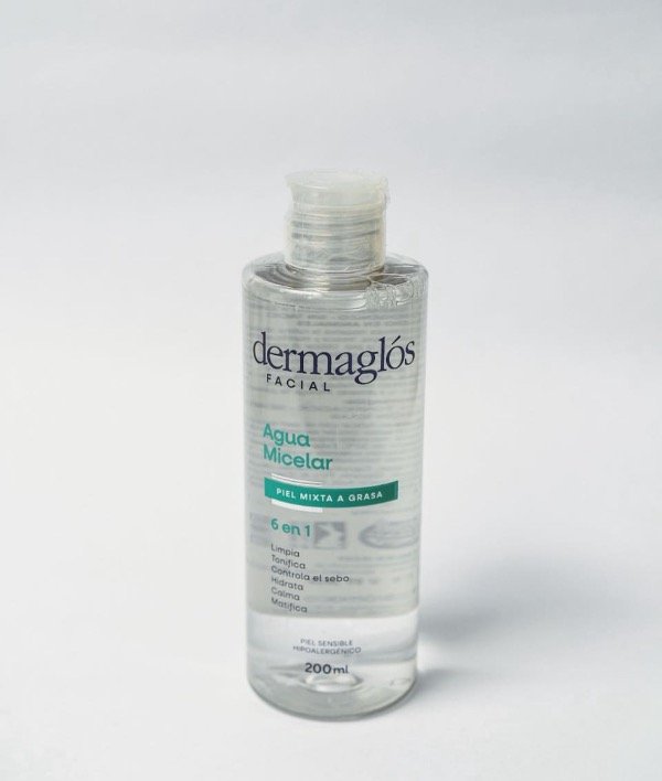 Producto - Agua micelar Dermaglos x 200ml piel mixta a grasa