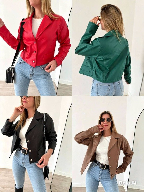 Producto - LINEA JOHA Blazer corto a la cintura