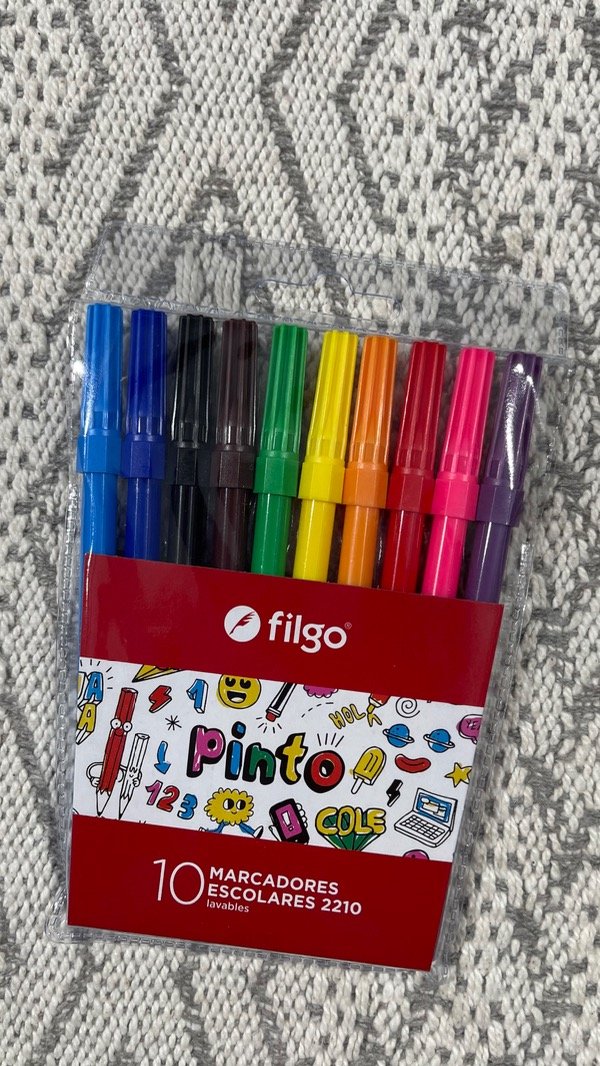 Producto - Fibras x10 colores de filgo