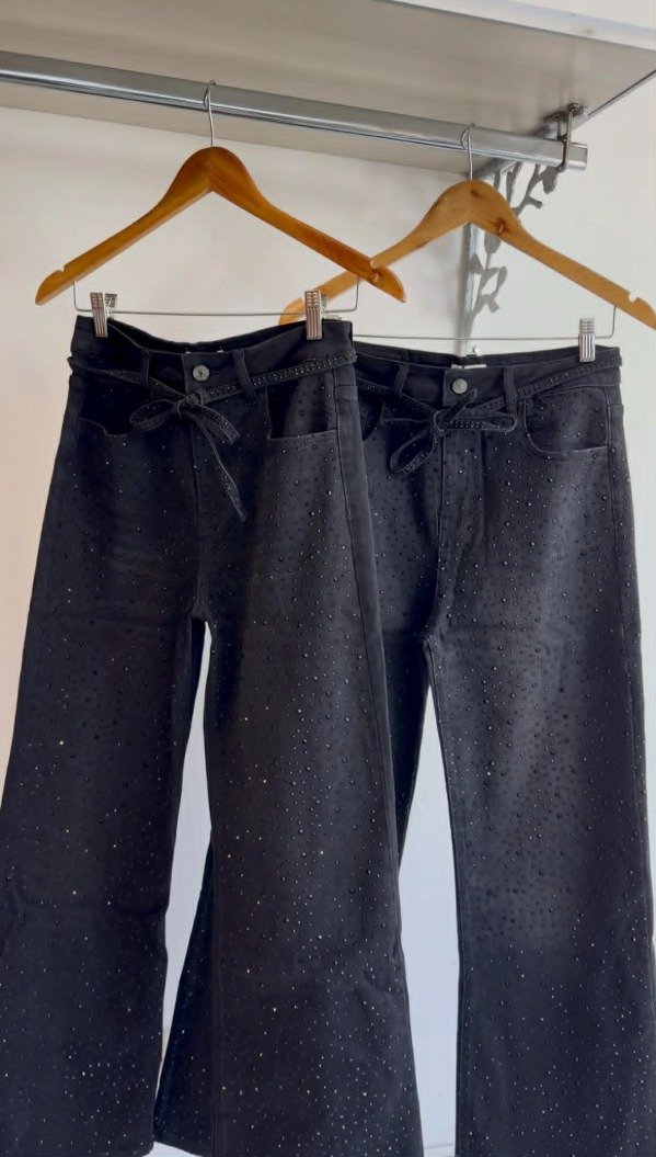 Producto - Wide Leg Hotfix negro