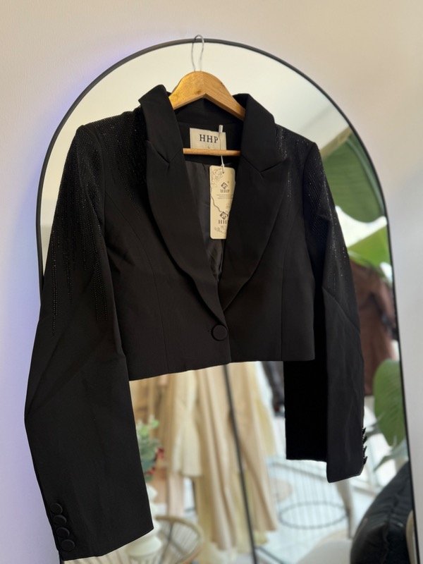 Producto - Blazer crop strass