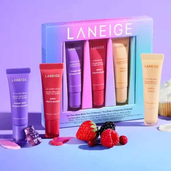 Producto - LANEIGE LIP GLOWY BALM SET X3PCS A005 MG-254003 8809925160194