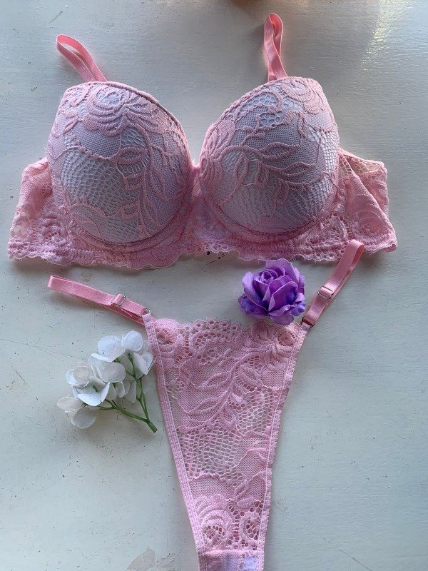 Producto - Conjunto rosa pastel